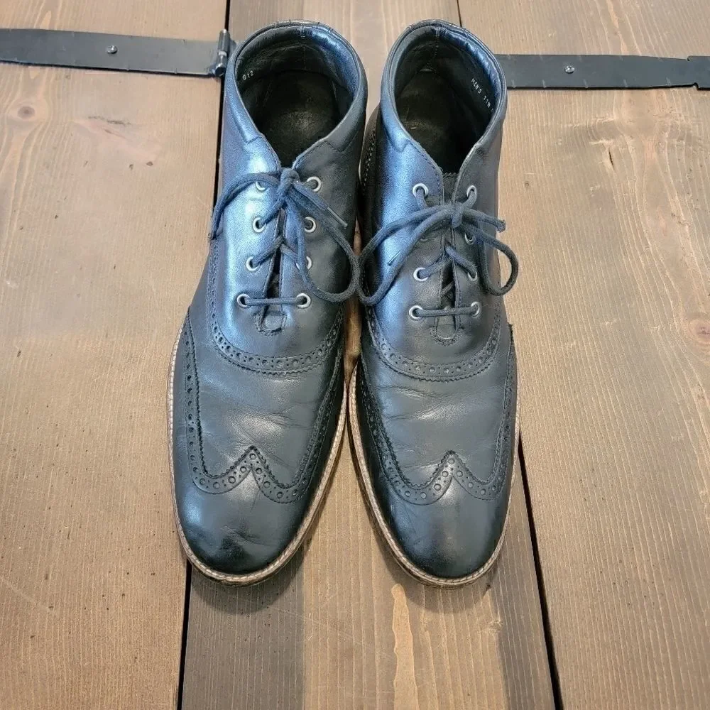 Cole Haan Men’s Liam Chukka II Black Leather Boots